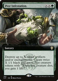 🔥 Pest Infestation Commander 2021- Strixhaven Bordless